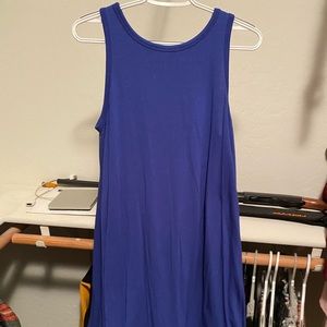 Royal Blue Old Navy Swing Tank Dress